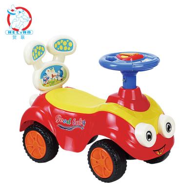 China Ride On Toy BLM The Best-Selling Cute Toy Car Plastic Baby Swing Ride On Car With Music And Light for sale