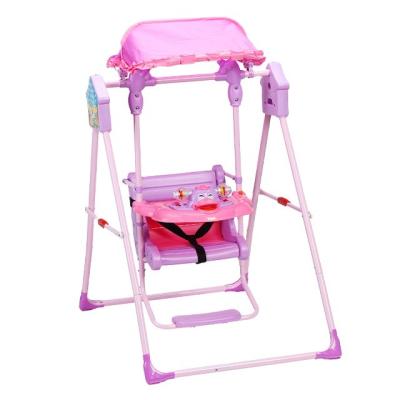 China BLM Plastic Baby Bouncer 2 in 1 Portable Bumper Hutch Baby Swing Chair Hutch Shaker Picture Crib Swing for sale