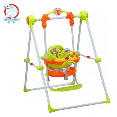 China Hot Selling Baby Swing Chair Baby Cartoon Indoor Outdoor Portable Foldable Swing Eco-friendly Materials for sale