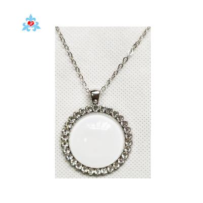 China Office/career wholesale sublimation jewelry aluminum alloy necklace blank sublimation necklace blanks jewelry for sale