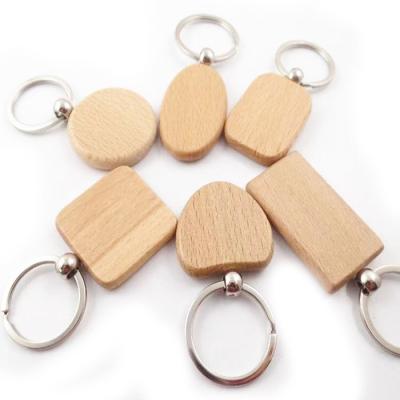 China Simple simple mute key wooden chain - wooden key chain key ring-keychain accessories for sale