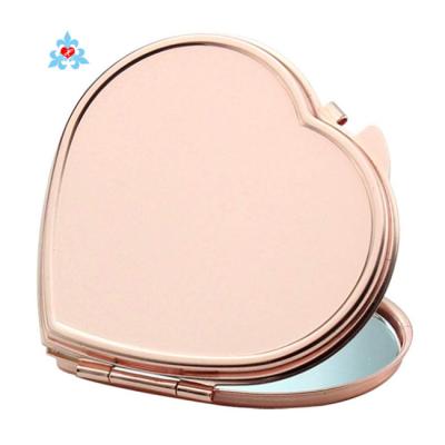 China Portable Personalized Metal Makeup Mirror Magnifying Makeup Mirror for sale