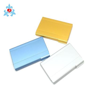 China New Custom Logo Design Business Credit Card Holder Metal Card Holder Casual for sale