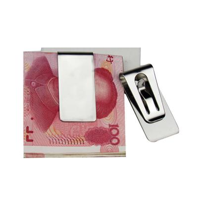 China Police Pocket Stainless Steel Money Clip Men Metal Souvenir Stainless Steel Quick Access Money Clip for sale