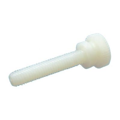 China Flat plastic nylon double knurled head screw 1.95g/piece NYLON66 inch NC; ISO 9.2 30 HY JIN 94-V2 mm 13.7 for sale