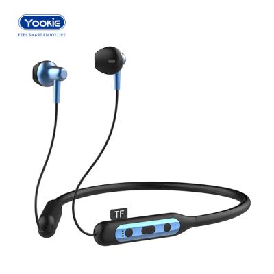 China With Magnet+Insert TF Card In-Ear Neckband Earphone Magnetic Sports Earphone For Running for sale