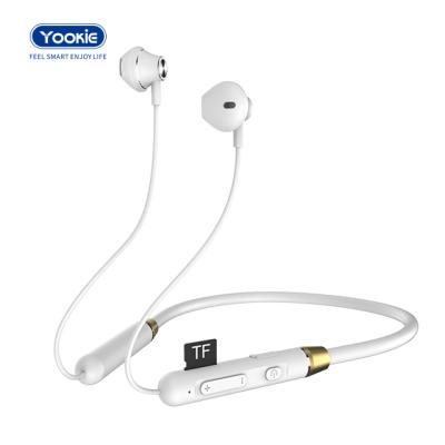 China With Magnet + Insert TF Card OEM In-Ear Neck Band Magnetic Wireless Earphone For Sports for sale