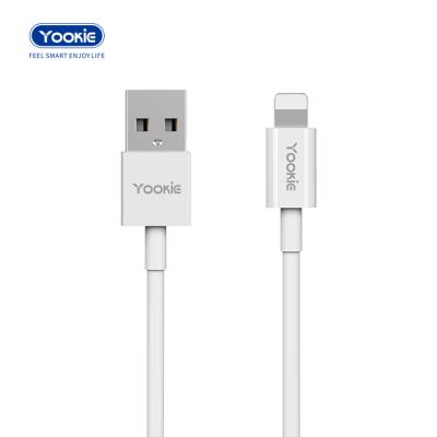 China 1m/2m/3m Synchronous Material Flexible Data Cable Usb Phone Cable 2.4a Band Fast Charging Cable For Apple Phone for sale