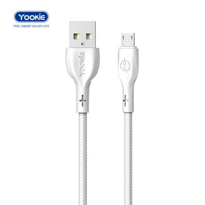 China Good Cheap Price Quality Yookie New Arrival 2.4A USB Data Cable Fast Charging Mic For Samsung for sale