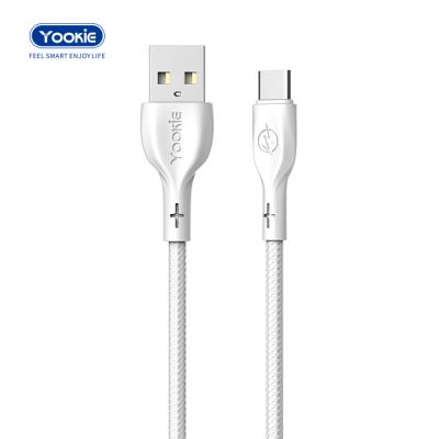 China Promotional Cheap Price Good Quality Yookie Type C Fast Phone Charger Data Cable For Huawei/Samsung/Xiaomi Mobile Phone for sale