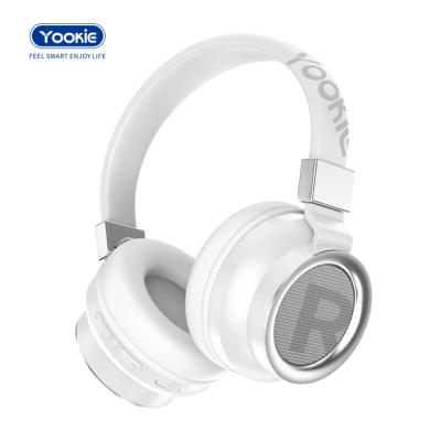 China Comfortable Yookie BT 5.0 Fashionable Big Overear Headphones Noise Cancel Wireless Earphone For Ps5 / Running for sale