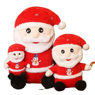 China 2020 Eco-friendly Santa Claus Christmas Plush Toys Hang Decorations Merry Christmas Ornaments Christmas Gift For Home for sale