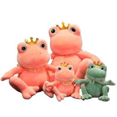 China Direct High Quality Soft Plush Toy Soft Toy Doll Frog Lovers Sitting Fabric Frog Pillow Manufacturers Babytoy Manufacturers Large Gift Customization for sale