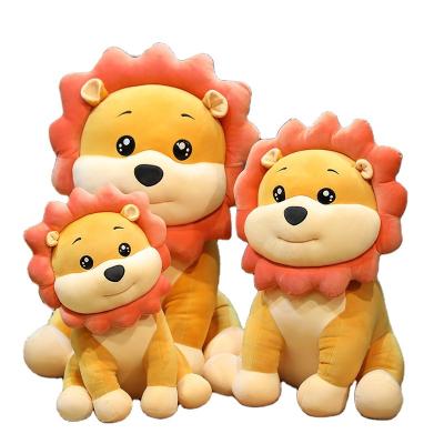 China High Quality Eco-friendly Material Cute Sunflower Lion Plush Stuffed Toy Doll Children's Sleep Pillow Customizable Logo for sale