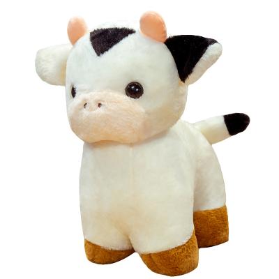 China Eco-friendly Material Cute Children's Cute Plush Cow Plush Toy Soft Animal Doll for sale