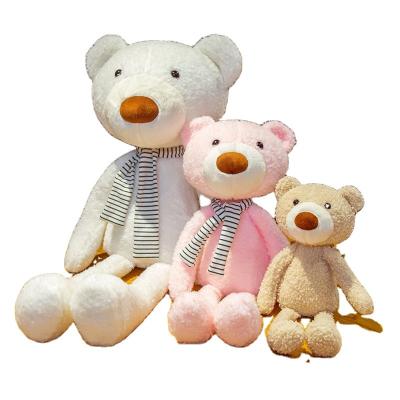 China Eco-friendly Material Factory Customized Plush Stuffed Toy To Support Cute Long Legs Pink Stuffed Animal Teddy Little Bear Doll, Valentine's Day Gift for sale