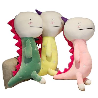 China Eco-friendly manufacturers direct large heart dinosaur unicorn girls plush toy white main high quality soft fabric wholesale customization for sale