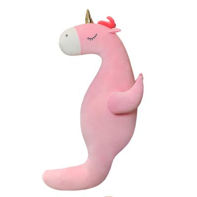 China Eco-friendly cartoon flamingo dinosaur unicorn deer animal curved pillow sleep pillow wholesale custom manufacturers direct for sale