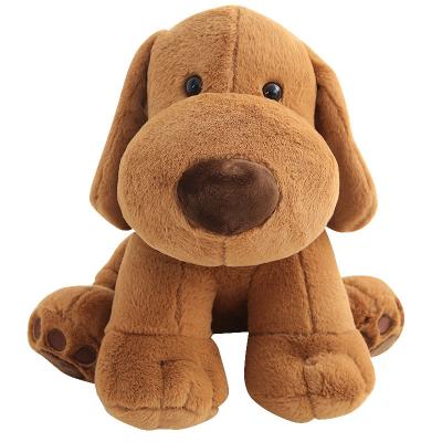 China Eco-friendly Material Manufacturer Custom Wholesale Soft Plush Animals Cute Dogs Stuffed Small Toy Yellow Dog Doll Gifts for sale