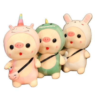 China Supplier Direct Selling Small Toy Cartoon Pig Doll Doll Eco-friendly Material Creative Cute Stuffed Piggy Birthday Gift Customized For for sale