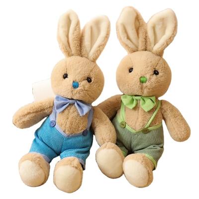 China 2020 birthday gift cute rabbit plush toy best-selling lucky doll, soft plush ear rabbit toy long customization for sale