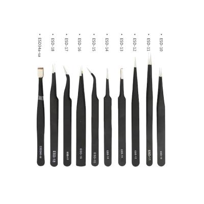 China Mulit-purpose Good Quality Premium Durable Material Volume Kit Set 4 Pieces Professional Stainless Steel Tweezers for sale