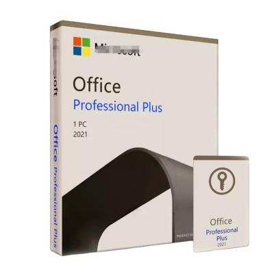 China Global MS Office Professional plus retail prime package 2021 office pro plus 2021 box dvd retail office software for sale