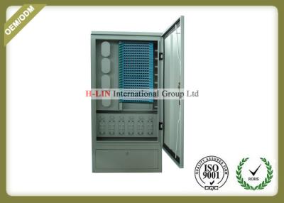 China 288 Cores Outdoor Fiber Distribution Cabinet SMC Material Anti - Erosion High Intensity for sale