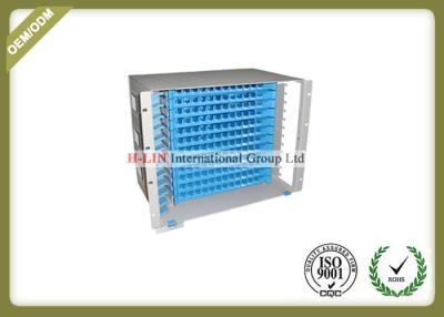 China 7U Height 144 Ports Fixed Optical Fiber Distribution Box Unit For SC Fiber Adapter for sale