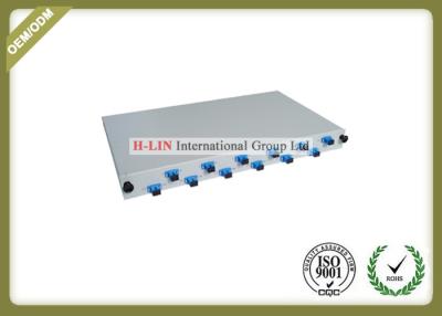 China Sliding Type SC 12 Port Fiber Optic Patch Panel , Optical Fiber Distribution Frame for sale