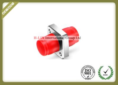 China Metal Square Type Fc Fiber Adapter Coupler For ODF And Pigtail High Precision for sale