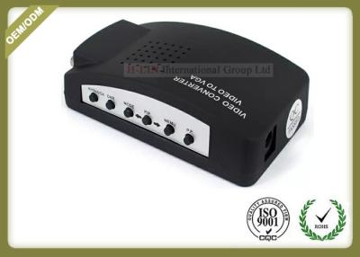 China AV TO VGA Fiber Optic Media Converter Plug And Play Video To VGA Converter for sale