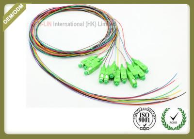 China 0.9mm Diameter Fiber Optic Pigtail 1 Meter Length For Image Transmission CATV for sale