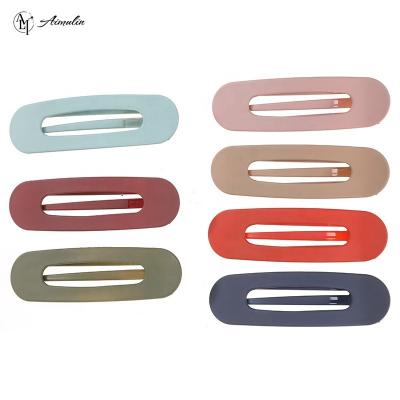 China Morandi Friendly Material Color Matte Material Color Clip Claw Hairpin Fashion Hairstyle Hair Clip Accessories Korean Barrette for sale