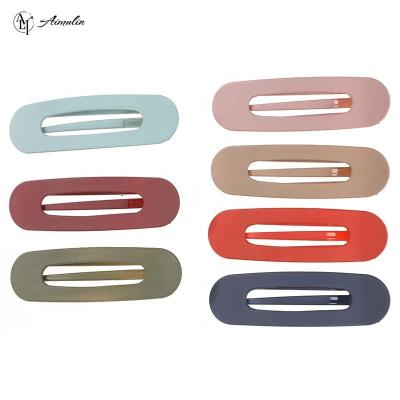 China Morandi Friendly Material Color Matte Material Color Clip Claw Hairpin Fashion Hairstyle Hair Clip Accessories Korean Barrette for sale