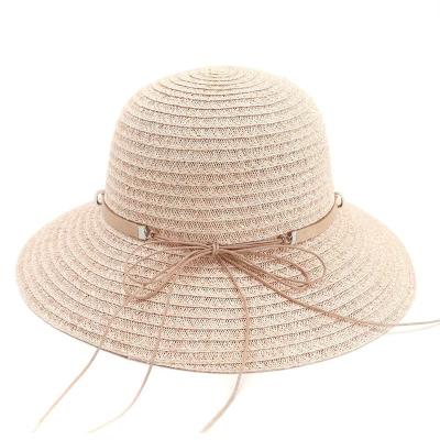 China 2019 Fashion Picture Bucket Straw Hat Women Fisherman Hat Summer Sun Visor Hat for sale