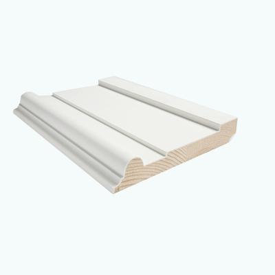 China Factory Own Profile Modern Skirting S4S Skirting Customization Design Customized Style Weather Surface Graphic Interior for sale