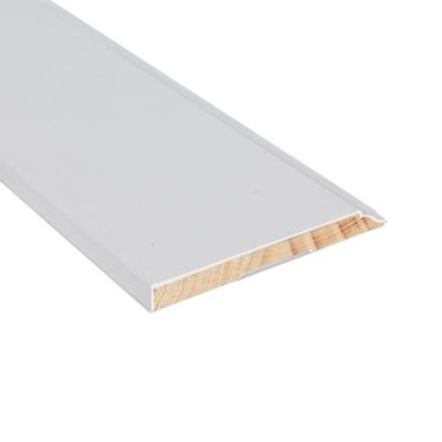 China EUROPEAN Easy To Clean Indoor Decorative White Paint Flooring Accessories Wooden Skirting Board for sale