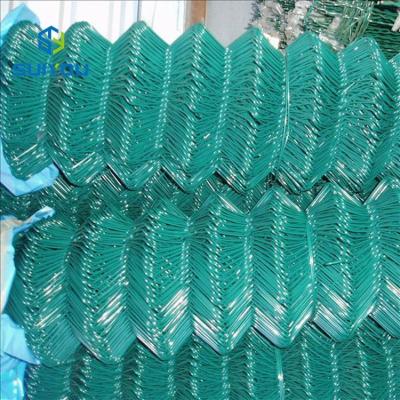 China Easily Assembled Cheap Fence Wire Galvanized Chain Link Cyclone Wire Chain Link Fence for sale