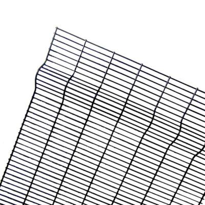 China Easily Assembled 76.2Mm*12.7Mm Anti-climb Galvanized / PVC Coated Welded Mesh Fence Used In Army for sale