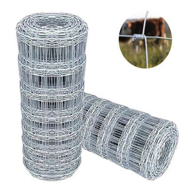 China Hot Dipped Galvanized Fixed Fence Mesh Brand New 2.5Mm Wire Knot Field Fence for sale