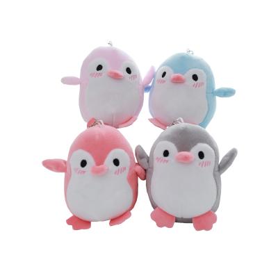 China Soft Plush Blue Elastic Cute Penguins Soft Gift Toy for sale