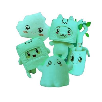 China Plush Lankybox Sound Doll Foxy Boxy Luminous Youtube Glow In Dark Rocky Ghosty Plush Toys for sale