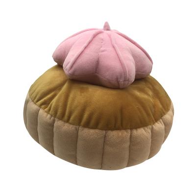 China Top Selling High Quality Soft Toy 25cm New Puff Bread Plush Toy For Birthday Halloween for sale