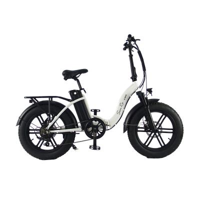 China Electric Bicycle 20 Inch 48v500W 32km/h Aluminum Foldable Two Wheel Fat Tire for sale