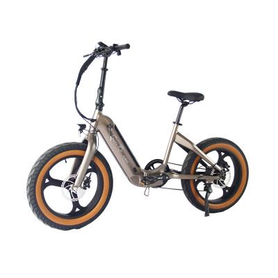 China Aluminum alloy 2 year warranty service 500w aluminum46T disc brake electric bicycle folding for sale