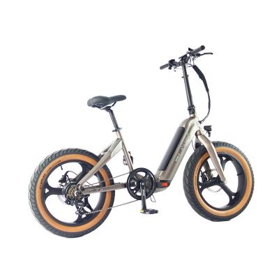 China Best Aluminum Alloy High Speed ​​Price 32km/h Folding Fat Tire E Bike With Digital LCD Instrument for sale