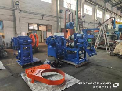 China Automatic Truck Tire Cutting Strip Machine And Cutting Block A Whole Machine for sale