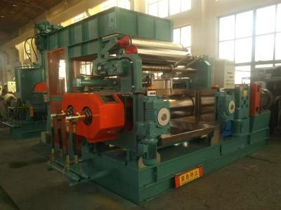 China Low Price 110kw Power Composite Rubber Open Mill Double Roller Hardening Process Longer Service Life for sale