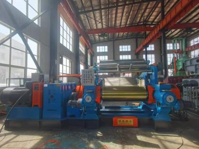 China Advanced Modern Rubber Mixing Mill Manual Roller Lubrication Emergency Stop for sale